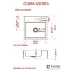Kit Cuba Q355 Torneira C50 Válvula 1 Polegada Abs Sifão Pvc F