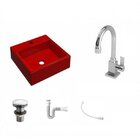 Kit Cuba Q355 Torneira Luxo 1195 Metal Válvula Click 1 1/2 Po