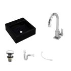 Kit Cuba Q355 Torneira Luxo 1195 Metal Válvula Click 1 Polega