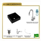 Kit Cuba Q355 Torneira Luxo 1195 Metal Válvula Click 1 Polega