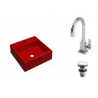 Kit Cuba Q355 Torneira Luxo 1195 Válvula Click 1 1/2 Polegada