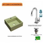 Kit Cuba Q355 Torneira Luxo 1195 Válvula Click 1 1/2 Polegada