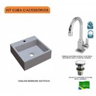 Kit Cuba Q355 Torneira Luxo 1195 Válvula Click 1 Polegada G C