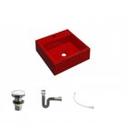 Kit Cuba Q355 Válvula Click 1 1/2 Polegada Sifão Cromado Flex