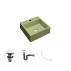 Kit Cuba Q355 Válvula Click 1 1/2 Polegada Sifão Cromado Flex