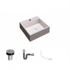 Kit Cuba Q355 Válvula Click 1 Polegada B Sifão Cromado Flexív