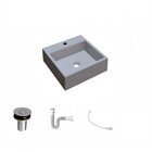 Kit Cuba Q355 Válvula Click 1 Polegada B Sifão Pvc Flexível C