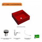 Kit Cuba Q355 Válvula Click 1 Polegada B Sifão Pvc Flexível C