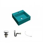 Kit Cuba Q355 Válvula Click 1 Polegada G Sifão Cromado Flexív