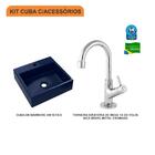 Kit Cuba Q395 C/torneira 1198 Metal 1/4 Volta
