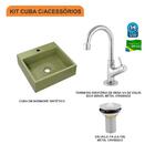 Kit Cuba Q395 C/torneira 1198 Metal + Válvula 1'' (2,6cm)