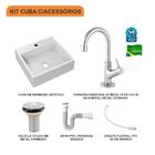 Kit Cuba Q395 C/torneira 1198 Metal + Válvula 1'' (2,6cm) + S