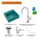 Kit Cuba Q395 C/torneira 1198 Metal + Válvula 1'' (2,6cm) + S