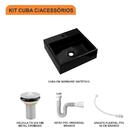 Kit Cuba Q395 C/válvula 1'' (2,6cm) + Sifão Pvc + Flexível