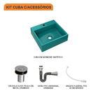 Kit Cuba Q395 C/válvula Click 1''b (2,6cm) + Sifão Cromado +
