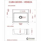 Kit Cuba Q395 Com Torneira 1198 Metal E Válvula 1 Pol. Compac