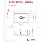 Kit Cuba Q395 Com Torneira 1198 Metal E Válvula 1 Pol. Compac