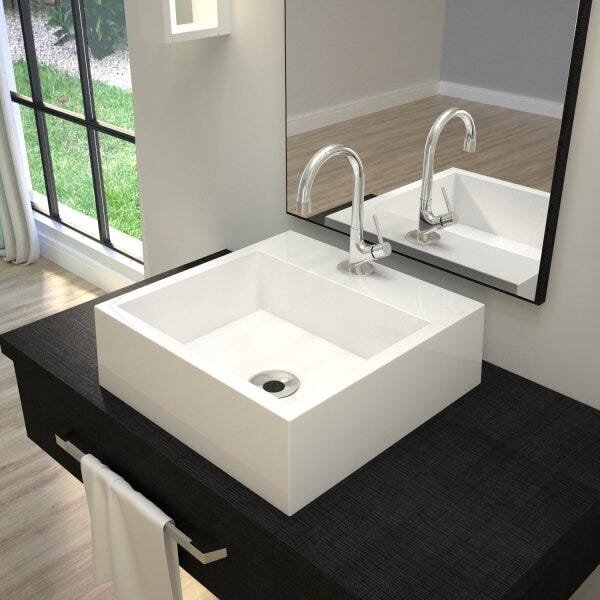 Kit Cuba Q395 Com Torneira 1198 Metal E Válvula 1 Pol. Compac