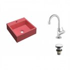 Kit Cuba Q395 Com Torneira 1198 Metal E Válvula Click 1 1/2"