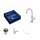 Kit Cuba Q395 Com Torneira 1198 Metal E Válvula Click 1"b Pol