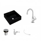 Kit Cuba Q395 Com Torneira 1198 Metal E Válvula Click 1"b Pol