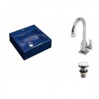 Kit Cuba Q395 Com Torneira Luxo 1195 E Válvula Click 1 Polega