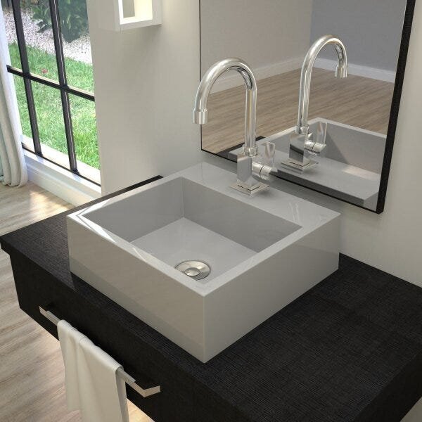 Kit Cuba Q395 Com Torneira Luxo 1195 E Válvula Click 1 Polega