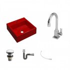 Kit Cuba Q395 Com Torneira Luxo 1195 Metal E Válvula Click 1