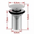 Kit Cuba Q395 Com Torneira Luxo 1195 Metal E Válvula Click 1