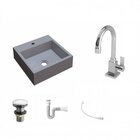 Kit Cuba Q395 Com Torneira Luxo 1195 Metal E Válvula Click 1