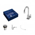 Kit Cuba Q395 Com Torneira Luxo 1195 Metal E Válvula Click 1"