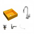 Kit Cuba Q395 Com Torneira Luxo 1195 Metal E Válvula Click 1