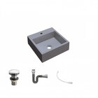 Kit Cuba Q395 Com Válvula Click 1 Polegada G Sifão Cromado E