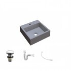 Kit Cuba Q395 Com Válvula Click 1 Polegada G Sifão Flexível P