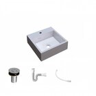 Kit Cuba Q395 Com Válvula Click 1 Polegada Sifão Flexível Pvc