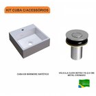 Kit Cuba Q395 Com Válvula Click Botão 1 Polegada B Compace Br