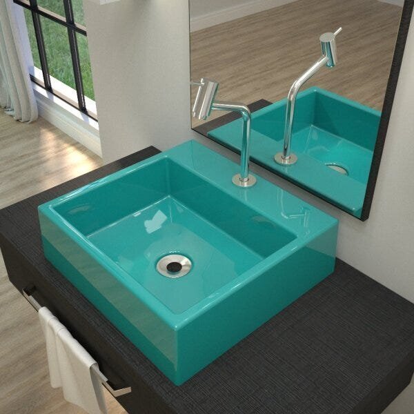 Kit Cuba Q395 Torneira Pratika 1060 Metal 1/4 Volta Compace A