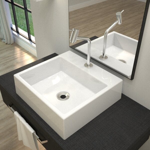 Kit Cuba Q395 Torneira Pratika 1060 Metal Válvula 1 Polegada