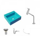 Kit Cuba Q395 Torneira Pratika 1060 Metal Válvula 1 Polegada