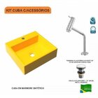 Kit Cuba Q395 Torneira Pratika 1060 Metal Válvula Click 1 1/2