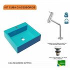 Kit Cuba Q395 Torneira Pratika 1060 Metal Válvula Click 1 1/2