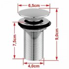 Kit Cuba Q395 Torneira Pratika 1060 Metal Válvula Click 1 1/2