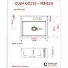 Kit Cuba Q395 Torneira Pratika 1060 Metal Válvula Click 1 Pol