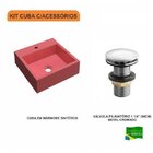 Kit Cuba Q395 Válvula Click 1 1/2 Polegada Compace Rosa