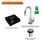Kit Cuba Q39 C/torneira Luxo 1195 + Válvula Click 1''b (2,6cm)