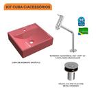 Kit Cuba Q39 C/torneira Pratika 1060 Metal + Válvula Click 1'