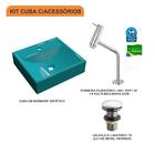 Kit Cuba Q39 C/torneira Pratika 1060 Metal + Válvula Click 1'