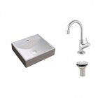 Kit Cuba Q39 Com Torneira 1198 Metal E Válvula 1 Pol. Bege