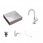 Kit Cuba Q39 Com Torneira 1198 Metal E Válvula Click 1 1/2" S