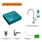 Kit Cuba Q39 Com Torneira 1198 Metal E Válvula Click 1 1/2" S